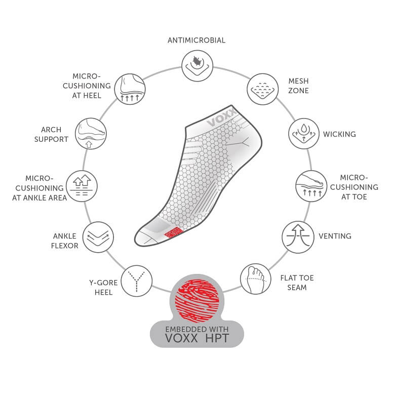 Voxxlife Athletic No Show Hvid